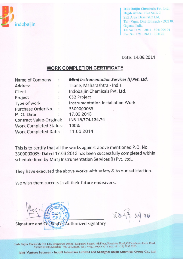 Indobaijin Chemicals Pvt. Ltd.